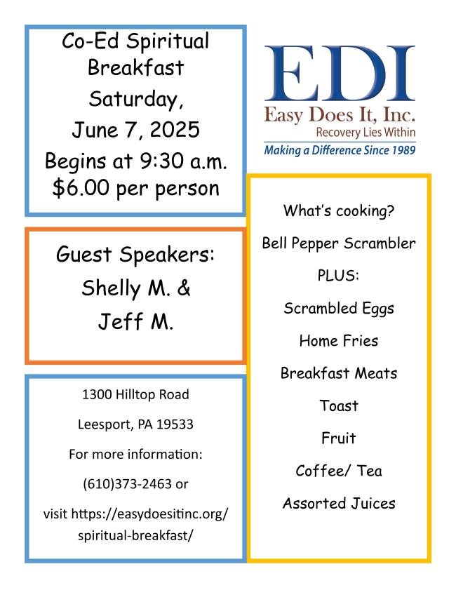June 2025 Co-Ed Breakfast
