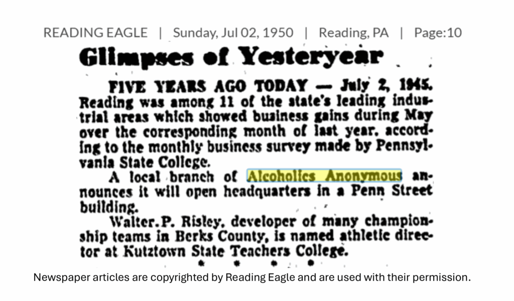 A newspaper clipping from 1950